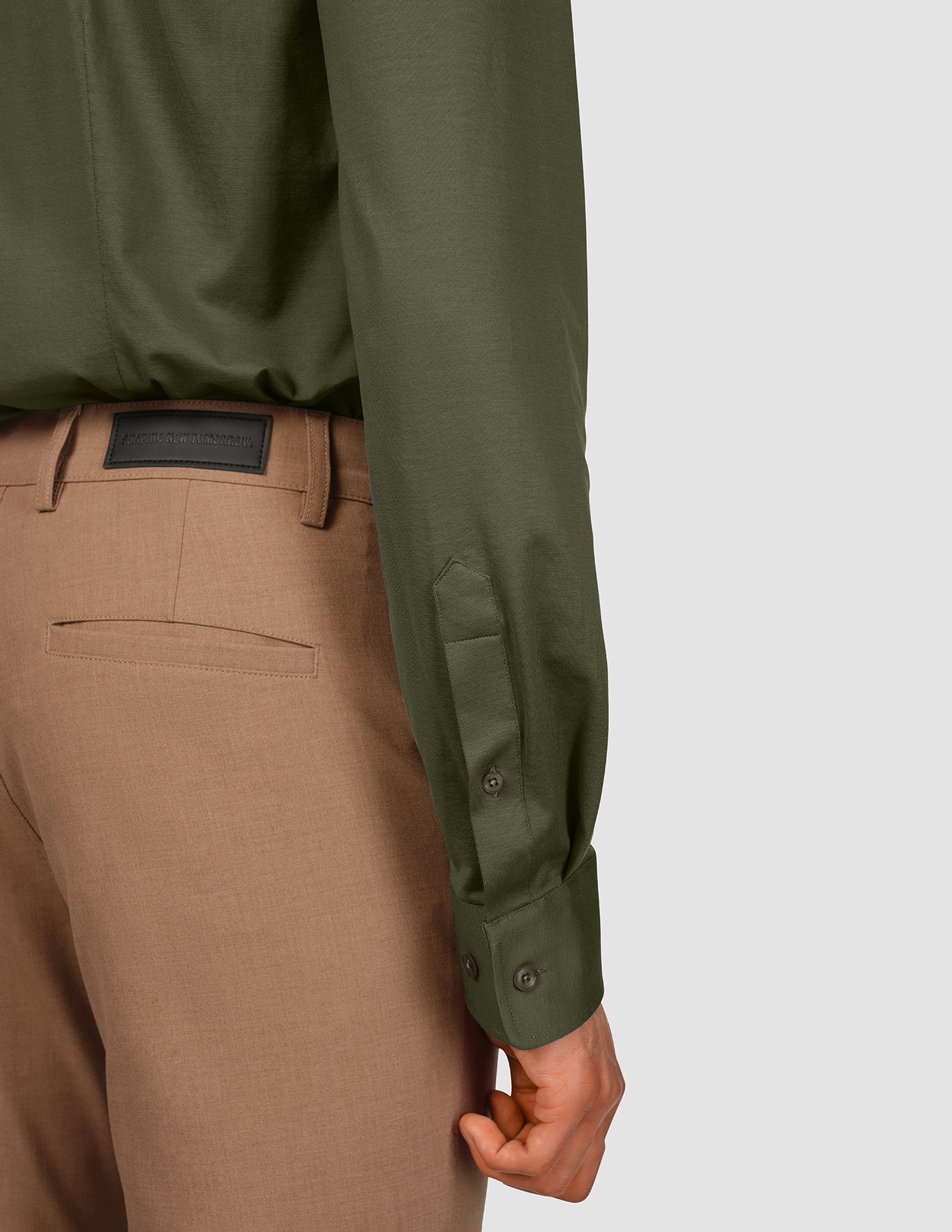 Classic Hemd Clover Green Slim